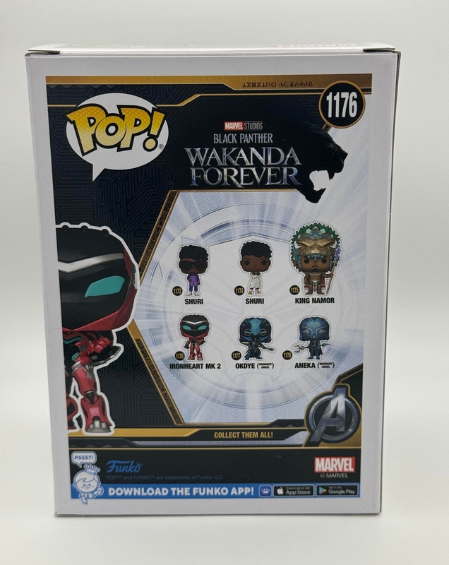 Item # 183350 - Dominiqe Thorne "Black Panther" SIGNED Ironheart MK2 1176 Funko Pop Figure