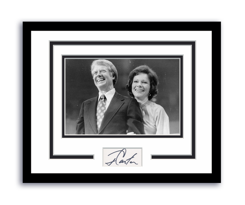 Item # 191290 - President Jimmy Carter Autographed Signed 11x14 Framed Photo ACOA