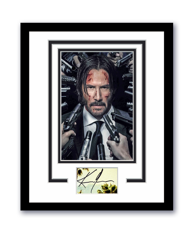 Item # 180619 - John Wick Keanu Reeves Autographed Signed 11x14 Framed Photo ACOA