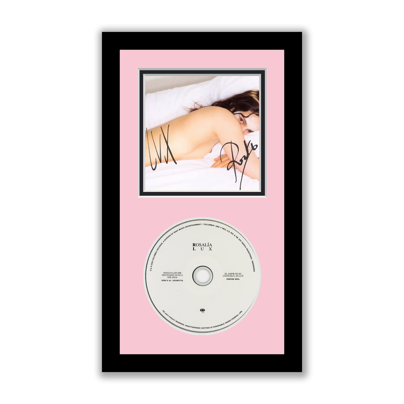 Rosalia　LUX　直筆サイン入りCD Rosalía Autographed Signed Framed CD LUX ACOA | eBay