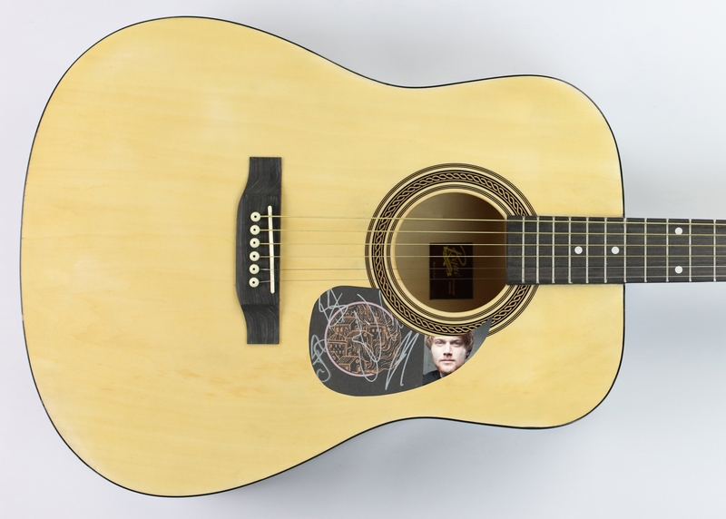 Item # 175447 - Asking Alexandria Autographed Signed Guitar Like a House on Fire ACOA