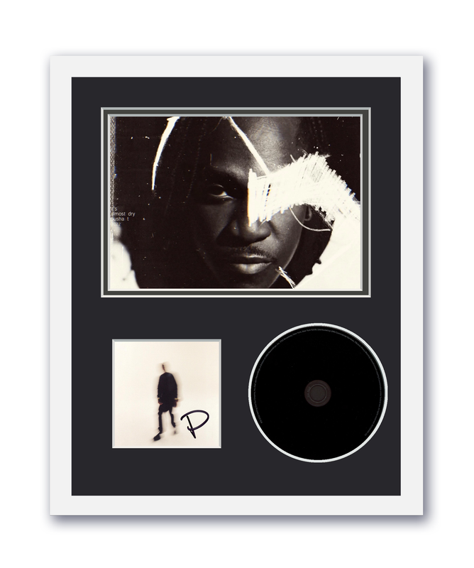 Item # 174834 - Pusha T Autographed Signed 11x14 Custom Framed CD Photo It's Almost Dry ACOA