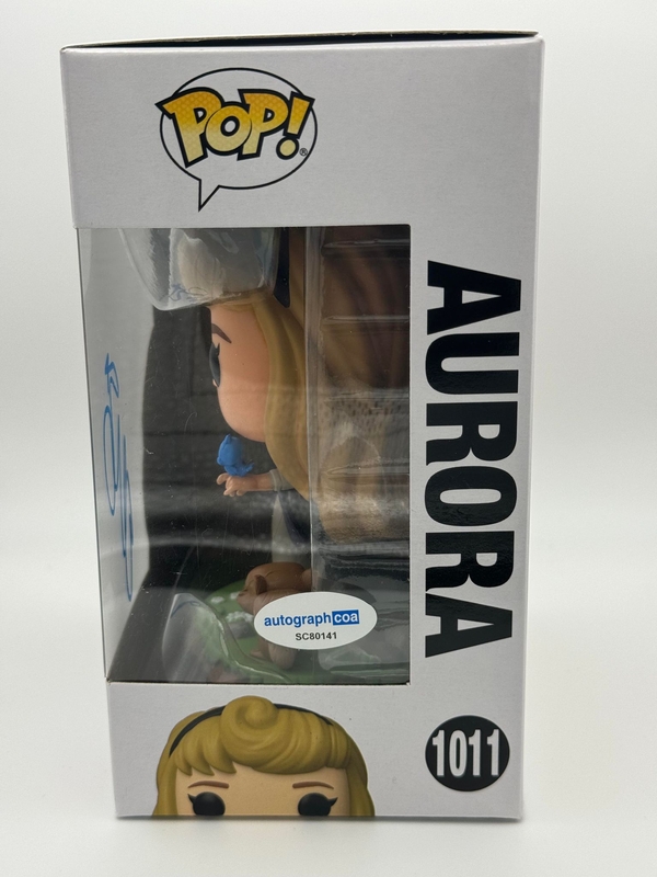 Item # 183351 - Elle Fanning "Maleficent" AUTOGRAPH Signed 'Aurora' Princess 1011 Funko Pop