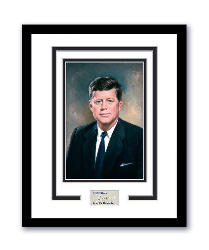 Item # 199134 - President John F. Kennedy Autographed Signed 11x14 Framed Photo "Jack" ACOA