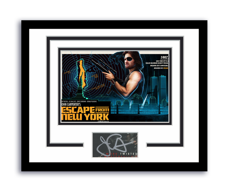 Item # 194731 - Escape From New York John Carpenter Autographed Signed 11x14 Framed Photo ACOA