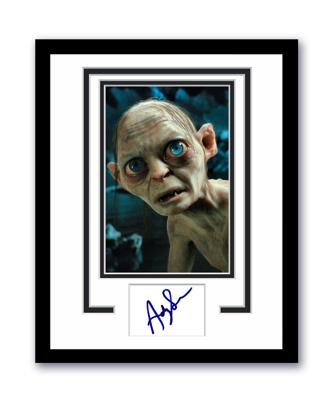 Item # 180279 - Lord of the Rings Gollum Andy Serkis Autographed Signed 11x14 Framed Photo ACOA