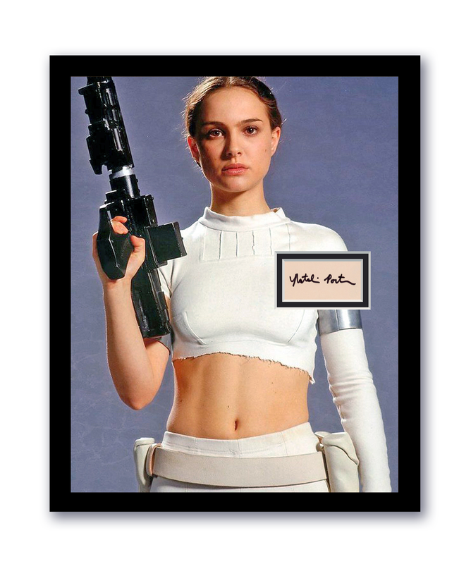 Item # 196651 - Star Wars Natalie Portman Autographed Signed 11x14 Framed Photo ACOA