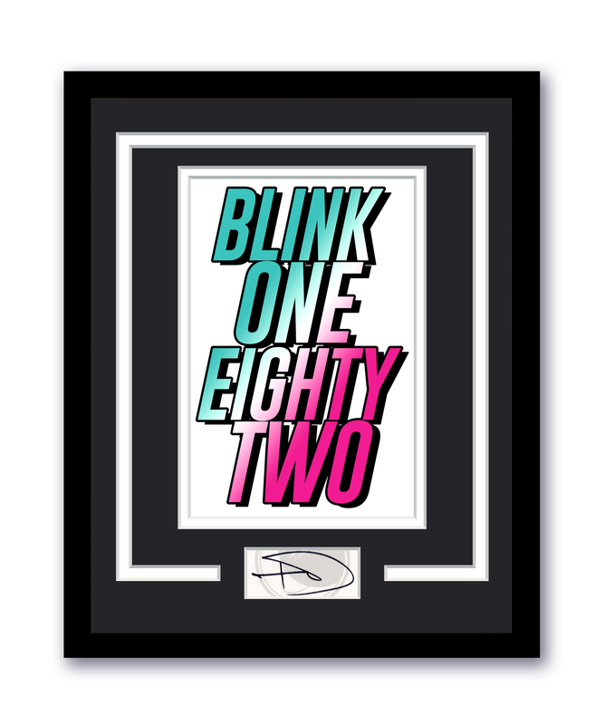 Item # 179838 - Blink-182 Tom Delonge Autographed Signed 11x14 Framed Photo ACOA