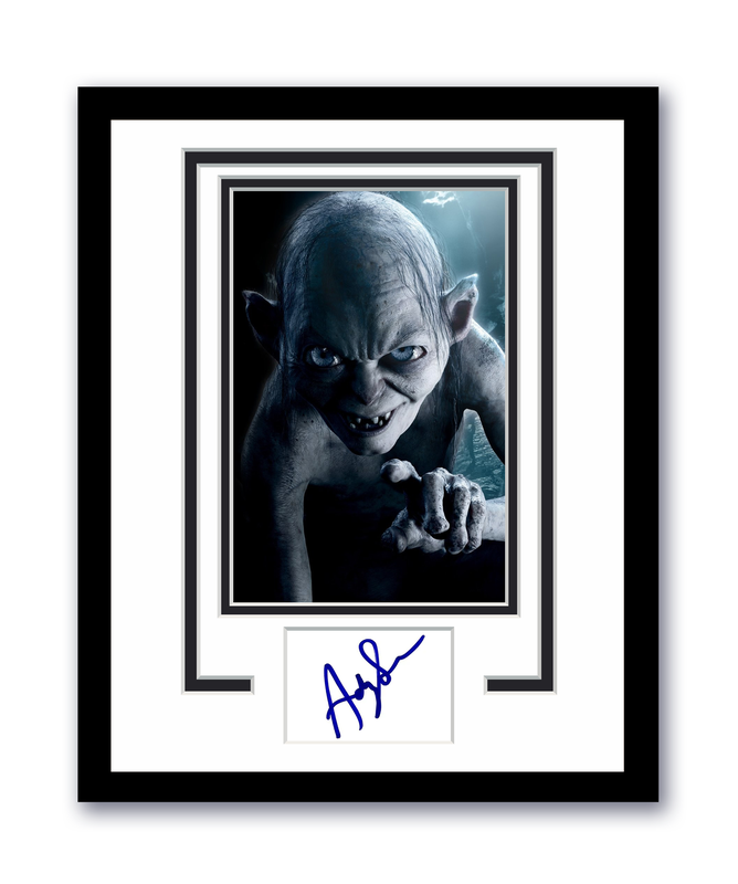 Item # 204863 - Lord of the Rings Gollum Andy Serkis Autographed Signed 11x14 Framed Photo ACOA