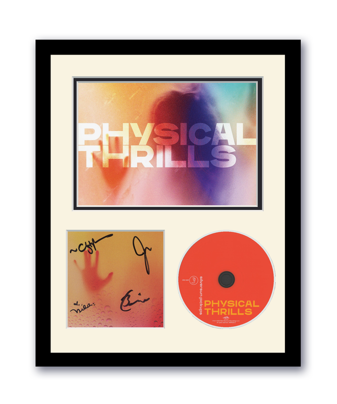 Item # 172290 - Silversun Pickups Autographed Signed 11x14 Framed CD Photo Physical Thrills ACOA