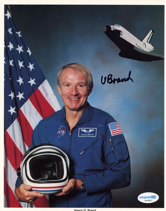 Item # 170018 - Vance D. Brand AUTOGRAPH Signed NASA Astronaut Autographed 8x10 Photo