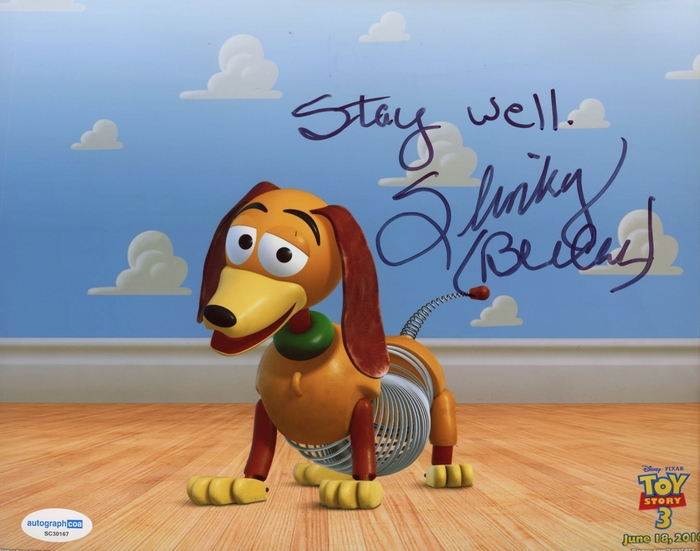 Item # 170112 - Blake Clark "Toy Story 3" AUTOGRAPH Signed 'Slinky Dog' 8x10 Photo