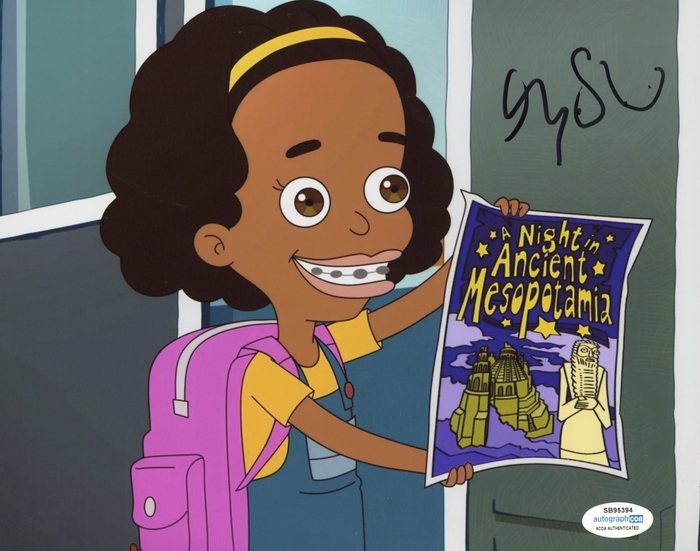 Item # 165610 - Ayo Edebiri "Big Mouth" AUTOGRAPH Signed 'Missy Foreman-Greenwald' 8x10 Photo