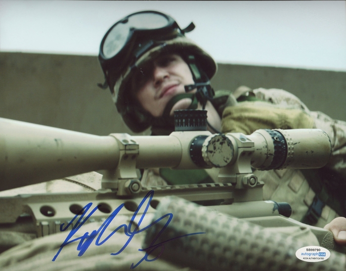 Item # 166606 - Kyle Gallner "American Sniper" AUTOGRAPH Signed 'Goat-Winston' 8x10 Photo