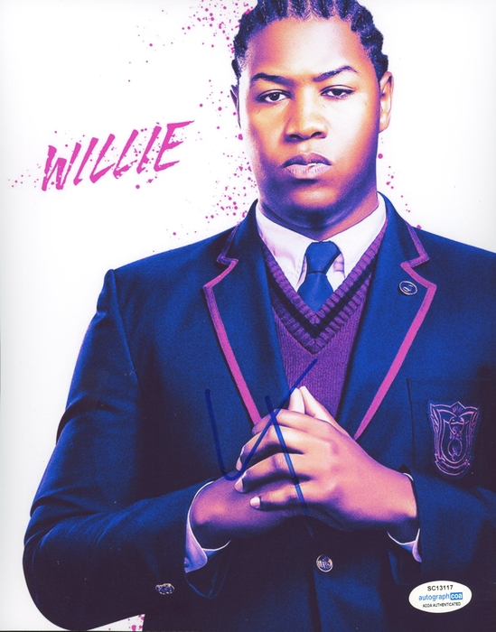 Item # 166392 - Luke Tennie "Deadly Class" AUTOGRAPH Signed 'Willie Lewis' 8x10 Photo