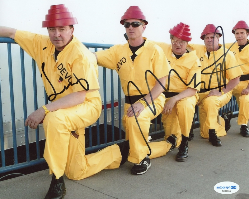 Item # 182373 - Mark Mothersbaugh & Gerald Casale "Devo" AUTOGRAPHS Signed 8x10 Photo