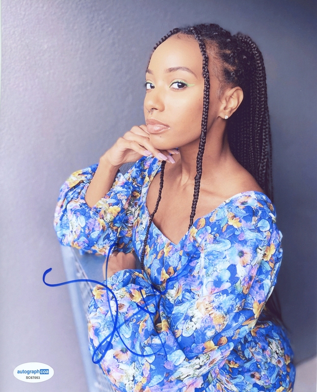 Item # 182474 - Alyah Chanelle Scott "The Sex Lives of College Girls" SIGNED 8x10 Photo