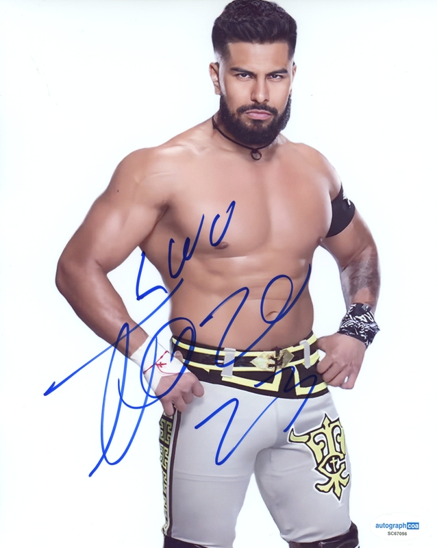 Item # 182477 - Cruz Del Toro AUTOGRAPH Signed WWE Wrestling Autographed 8x10 Photo