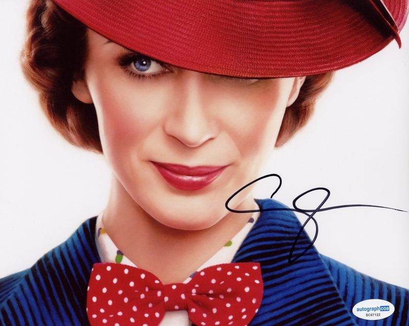 Item # 183539 - Emily Blunt "Mary Poppins Returns" AUTOGRAPH Signed 8x10 Photo F