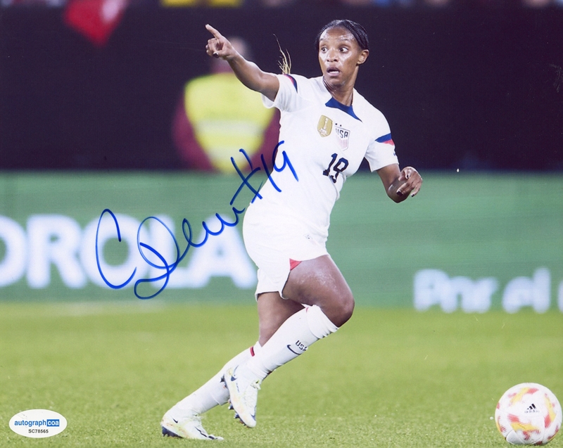 Item # 183979 - Crystal Dunn AUTOGRAPH Signed USA Women's Soccer Autographed 8x10 Photo B