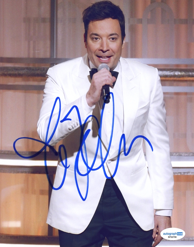 Item # 203754 - Jimmy Fallon "The Tonight Show" AUTOGRAPH Signed Autographed 8x10 Photo K