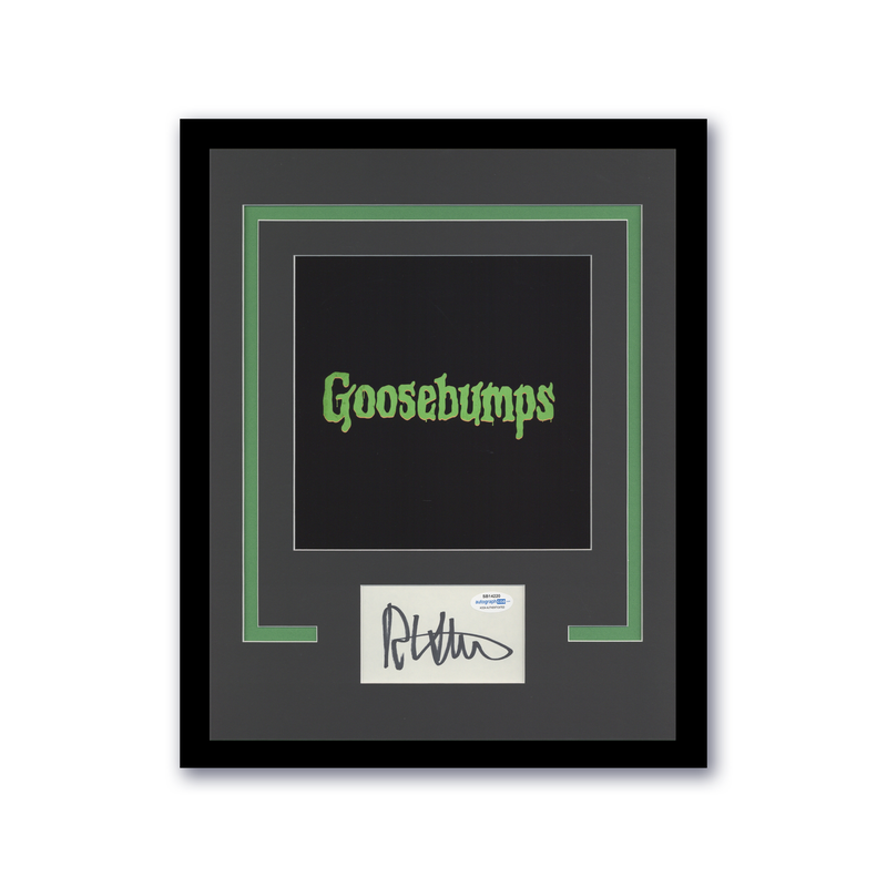 Item # 209232 - Goosebumps R.L. Stine Autographed Signed 11x14 Custom Framed Photo ACOA