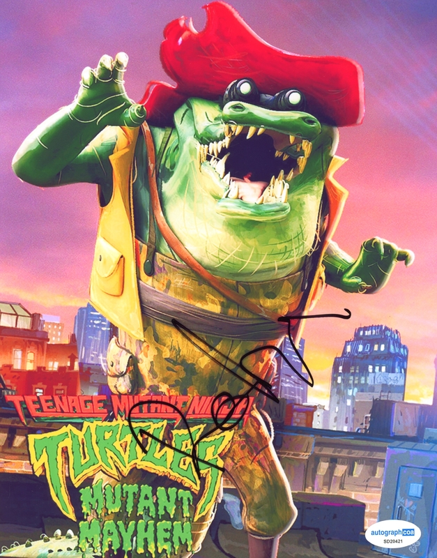 Item # 188985 - Rose Byrne "Teenage Mutant Ninja Turtles" SIGNED 'Leatherhead' 8x10 Photo