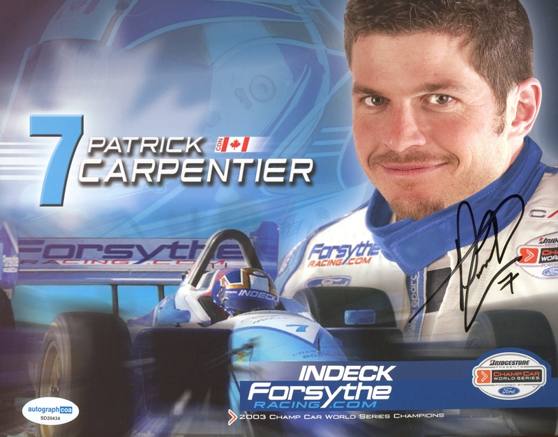 Item # 188972 - Patrick Carpentier AUTOGRAPH Signed IndyCar Indy 500 Racing 8x10 Photo