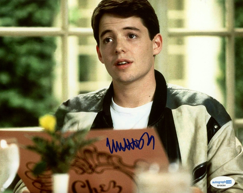 Item # 206201 - Matthew Broderick "Ferris Bueller's Day Off" AUTOGRAPH Signed 8x10 Photo