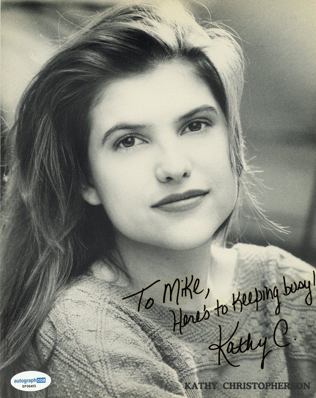 Item # 206162 - Kathy Christopherson "Guyver: Dark Hero" AUTOGRAPH Signed 8x10 Photo