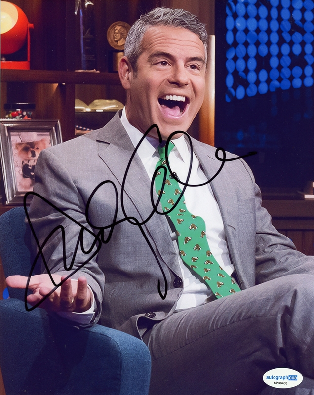 Item # 206159 - Andy Cohen "Watch What Happens Live" AUTOGRAPH Signed Bravo 8x10 Photo C