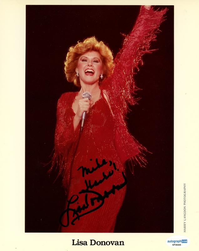 Item # 206120 - Lisa Donovan "I Do! I Do!" AUTOGRAPH Signed 8x10 Photo 'To Mike'