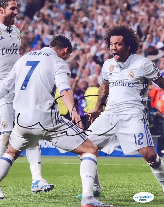 Item # 207000 - Marcelo Vieira AUTOGRAPH Signed Real Madrid Football Brazil 8x10 Photo